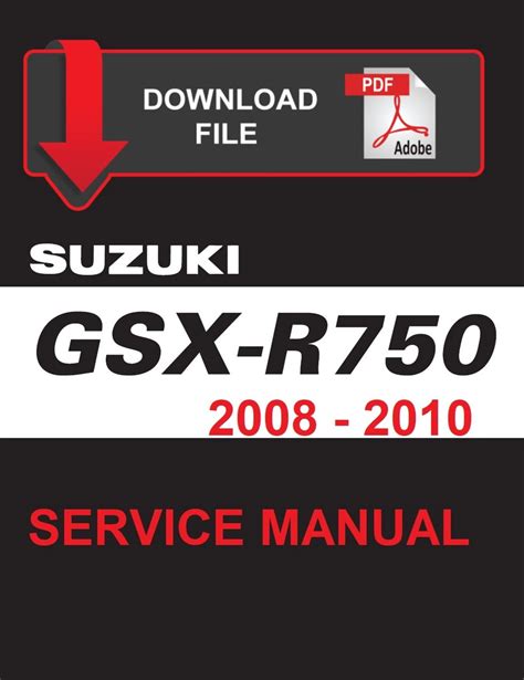 Suzuki Gsx R750 Service Repair Manual 04 05