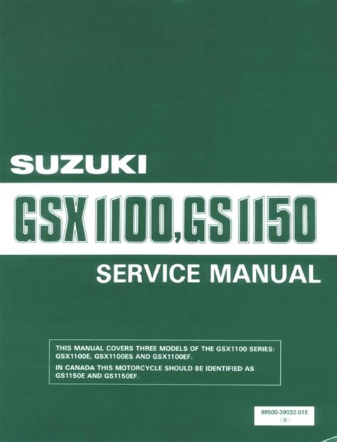 Suzuki Gsx1100 1984 1986 Service Repair Manual Download