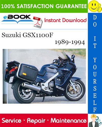 Suzuki Gsx1100f 1989 1994 Service Repair Manual
