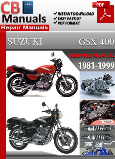 Suzuki Gsx400 1981 1983 Repair Service Manual