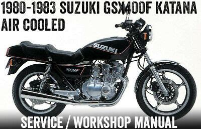 Suzuki Gsx400f 1980 1986 Service Repair Manual Download