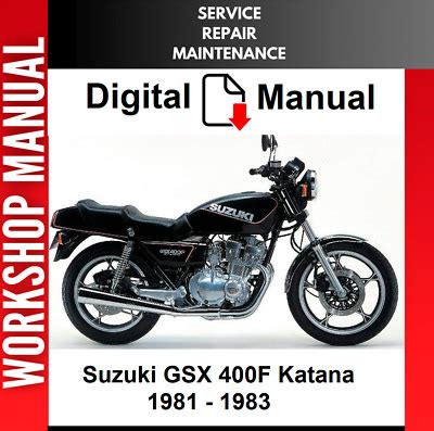 Suzuki Gsx400f Factory Service Repair Manual Download