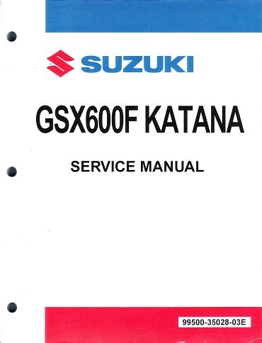 Suzuki Gsx600f 1987 1989 Service Repair Manual Pdf