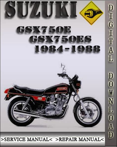 Suzuki Gsx750es 1985 Factory Service Repair Manual