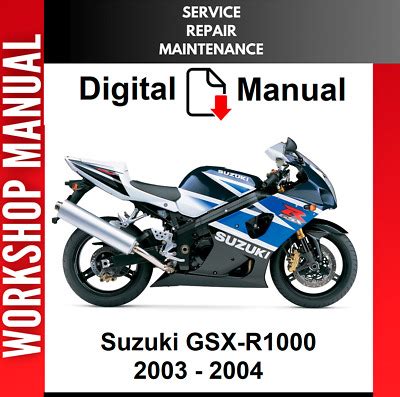 Suzuki Gsxr 1000 2003 2004 Service Manual