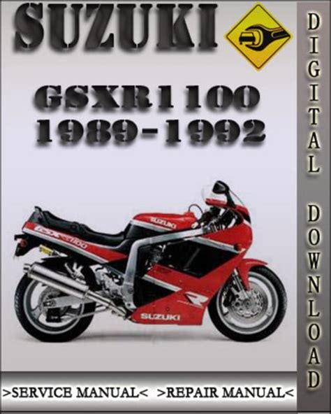 Suzuki Gsxr1100 1989 1992 Factory Service Repair Manual Pdf