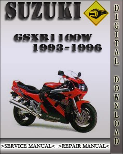 Suzuki Gsxr1100w 1995 Factory Service Repair Manual