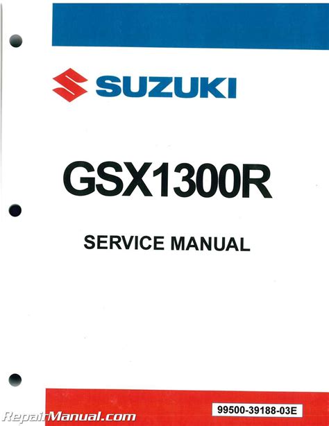 Suzuki Gsxr1300 Gsx R1300 1999 2003 Repair Service Manual