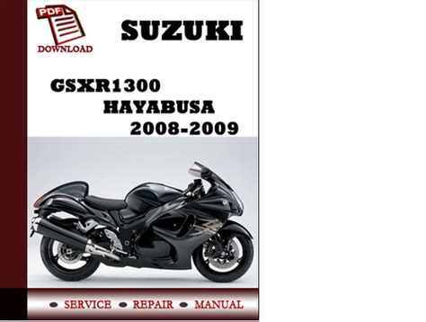 Suzuki Gsxr1300 Gsx R1300 2008 2009 Repair Service Manual