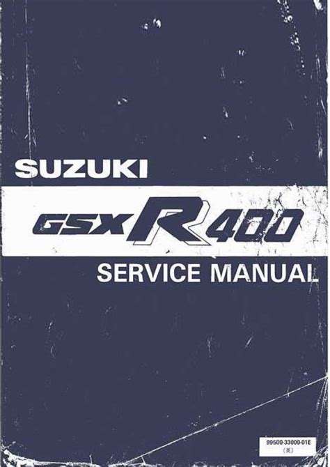 Suzuki Gsxr400 Gsx R400 1984 1987 Service Repair Manual