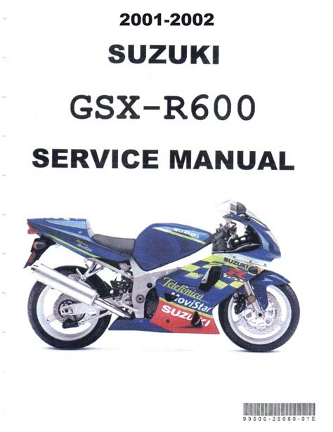 Suzuki Gsxr600 Gsx R600 2001 2003 Service Repair Manual