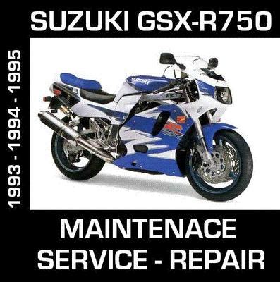 Suzuki Gsxr750 1993 1995 Service Repair Manual