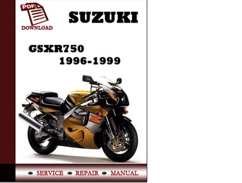 Suzuki Gsxr750 1996 1999 Service Repair Manual Pdf