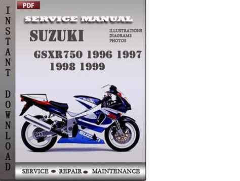 Suzuki Gsxr750 1998 Factory Service Repair Manual