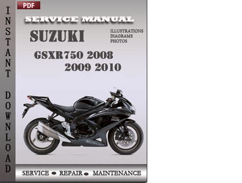 Suzuki Gsxr750 2009 Factory Service Repair Manual