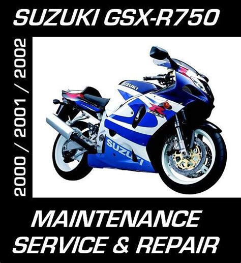 Suzuki Gsxr750 Gsx R750 2002 Repair Service Manual