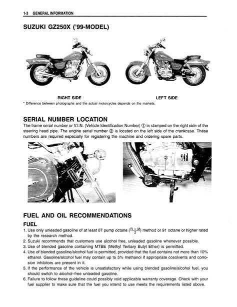 Suzuki Gz250 Workshop Service Repair Manual 1999 2009