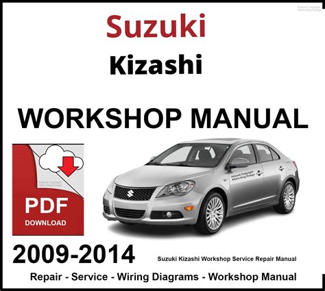 Suzuki Kizashi 2009 2014 Factory Service Repair Manual Pdf