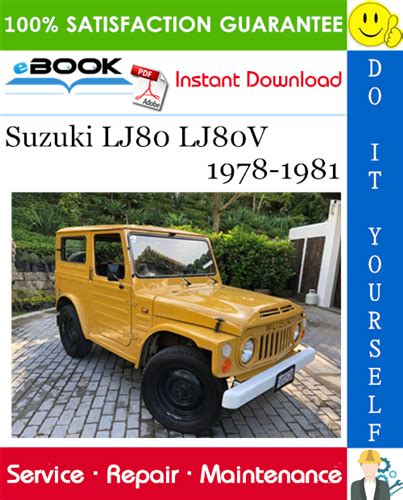 Suzuki Lj80 Lj80v Service Repair Manual 1978 1979 1980 1981 Download