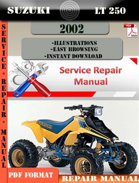 Suzuki Lt 250 2002 2009 Online Service Repair Manual