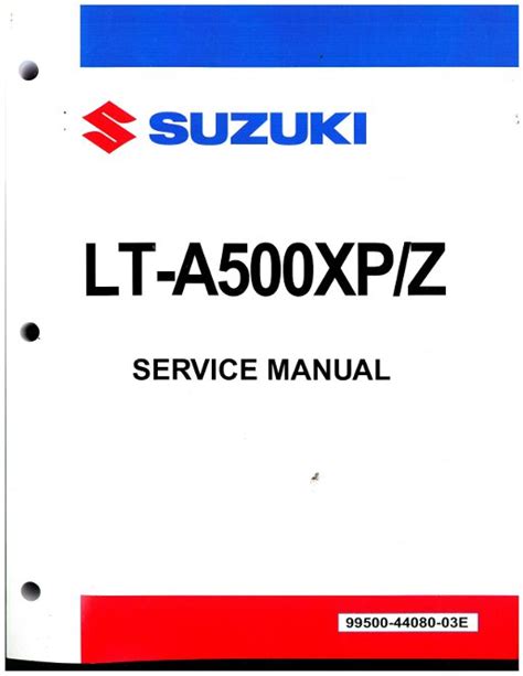 Suzuki Lt A500xp King Quad Service Repair Manual Pdf 2009 2010