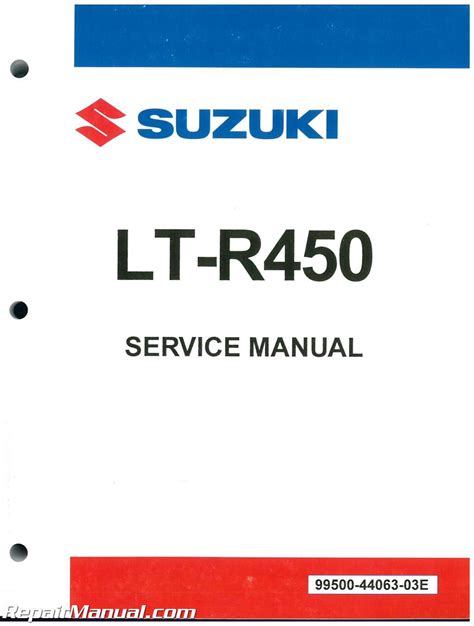 Suzuki Lt R450 Ltr450 2004 2009 Repair Service Manual Pdf