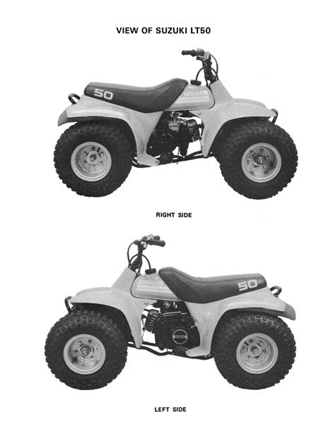 Suzuki Lt50 Atv Full Service Repair Manual 1985 1990