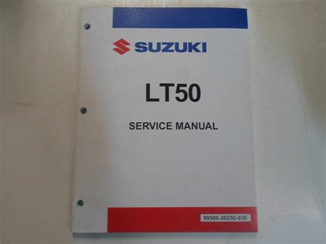Suzuki Lt50 Service Repair Manual 85 On