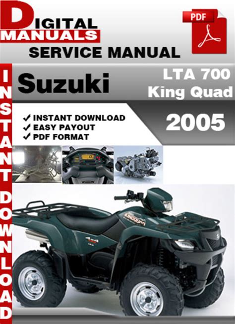 Suzuki Lta 700 King Quad 2005 2007 Service Repair Manual