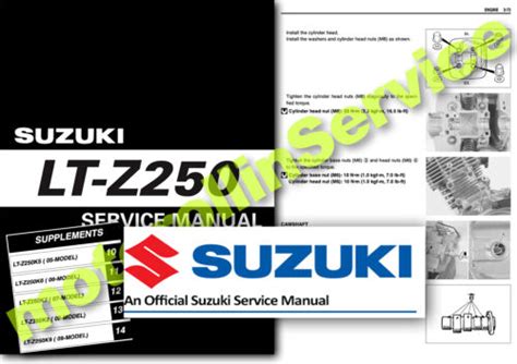 Suzuki Ltz250 Quadsport Factory Service Repair Manual