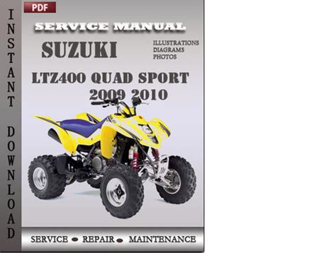 Suzuki Ltz400 Quadsport Factory Service Repair Manual