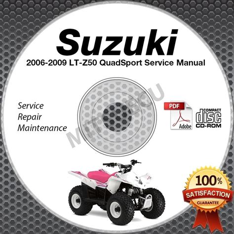 Suzuki Ltz50 Service Repair Workshop Manual 2006 2009
