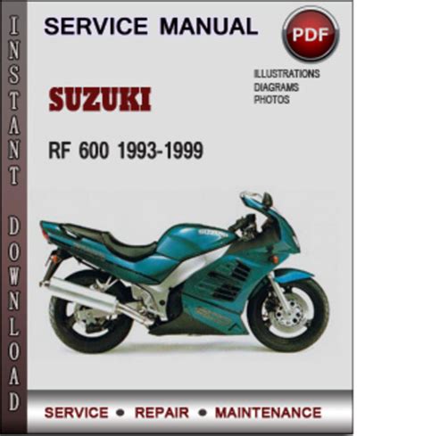 Suzuki Rf 600 1993 1999 Factory Service Repair Manual Download Pdf