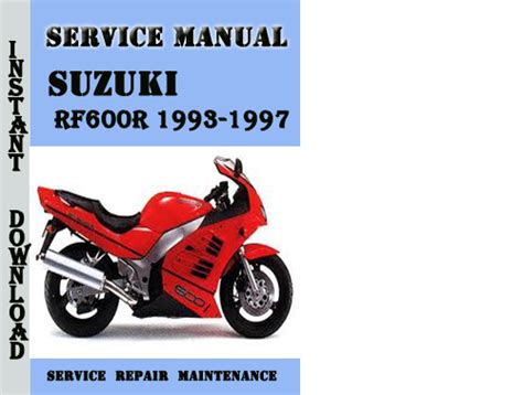 Suzuki Rf600r Rf 600r 1993 1997 Full Service Repair Manual