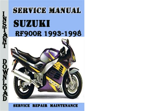 Suzuki Rf900r 1993 1998 Factory Service Repair Manual Pdf