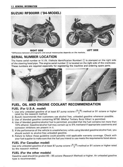 Suzuki Rf900r 1993 1998 Workshop Service Repair Manual