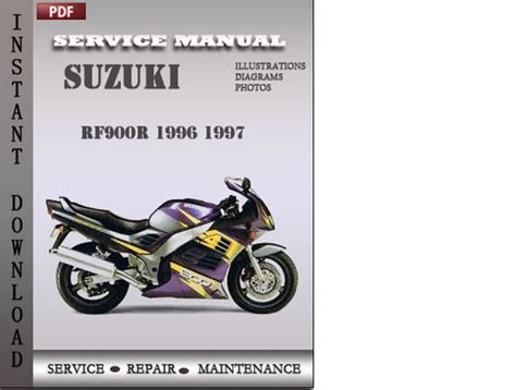 Suzuki Rf900r 1997 Factory Service Repair Manual