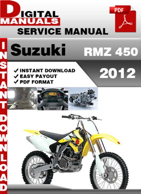 Suzuki Rmz 450 2005 2012 Factory Service Repair Manual Download Pdf