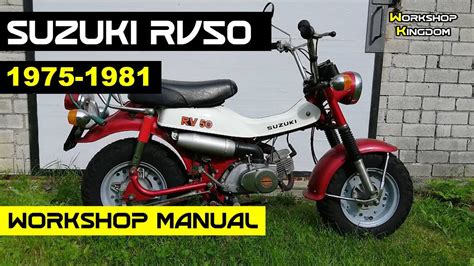 Suzuki Rv50 Service Repair Workshop Manual Instant Download