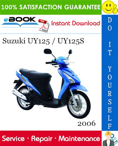 Suzuki Step 125 Uy125 Scooter Full Service Repair Manual 2005 2008