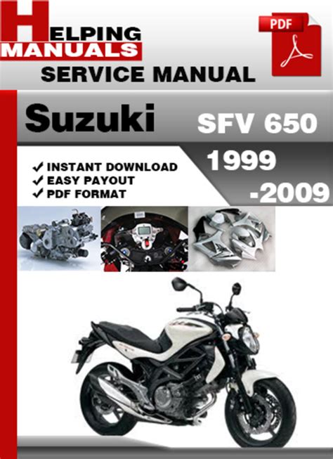 Suzuki Sv 650 1999 2009 Service Repair Manual Download