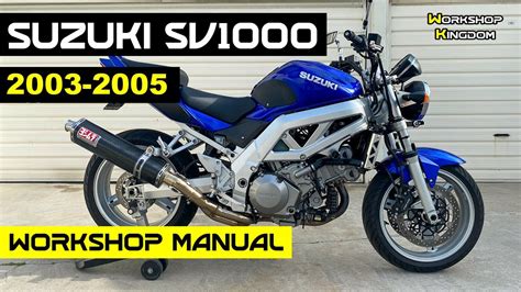 Suzuki Sv1000 2003 Factory Service Repair Manual Pdf