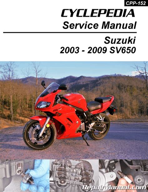 Suzuki Sv650 2003 2009 Workshop Service Repair Manual