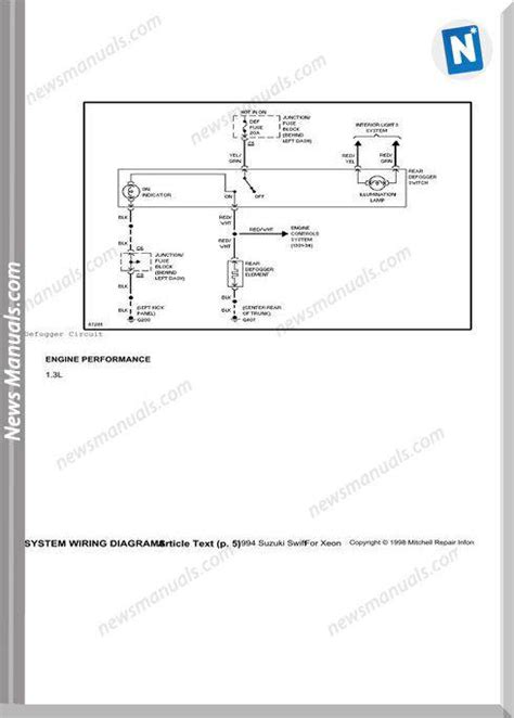 Suzuki Swift Wiring Diagram 1994