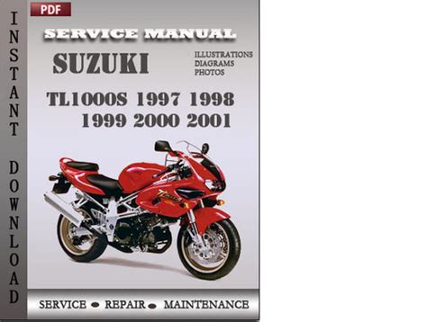 Suzuki Tl1000s 1997 1998 1999 2000 2001 Repair Manual