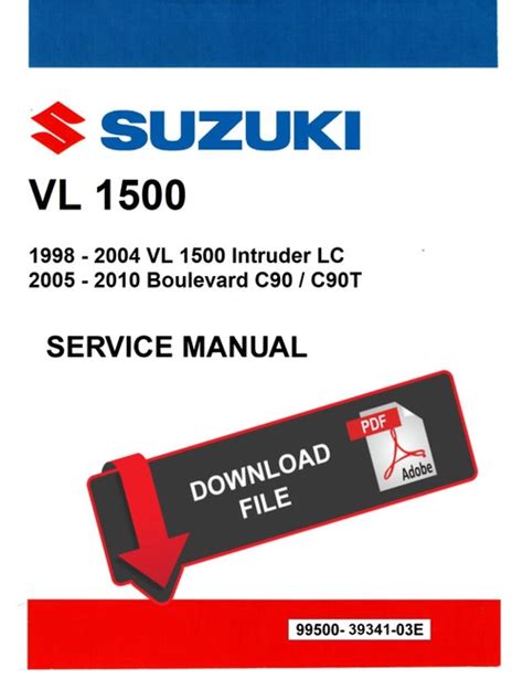 Suzuki Vl1500 Intruder 1987 2002 Service Repair Manual Pdf