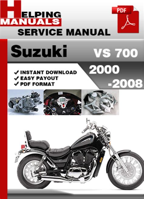 Suzuki Vs 700 750 800 1987 2008 Service Repair Manual