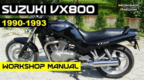 Suzuki Vx800 Service Repair Workshop Manual 1993 Onwards