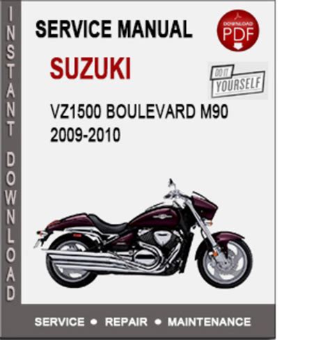 Suzuki Vz1500 Boulevard Service Repair Manual Pdf 2009 2010