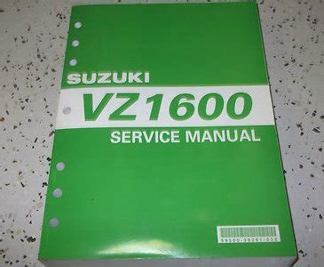 Suzuki Vz1600 K4 5 2004 2005 Motorcycle Service Manual